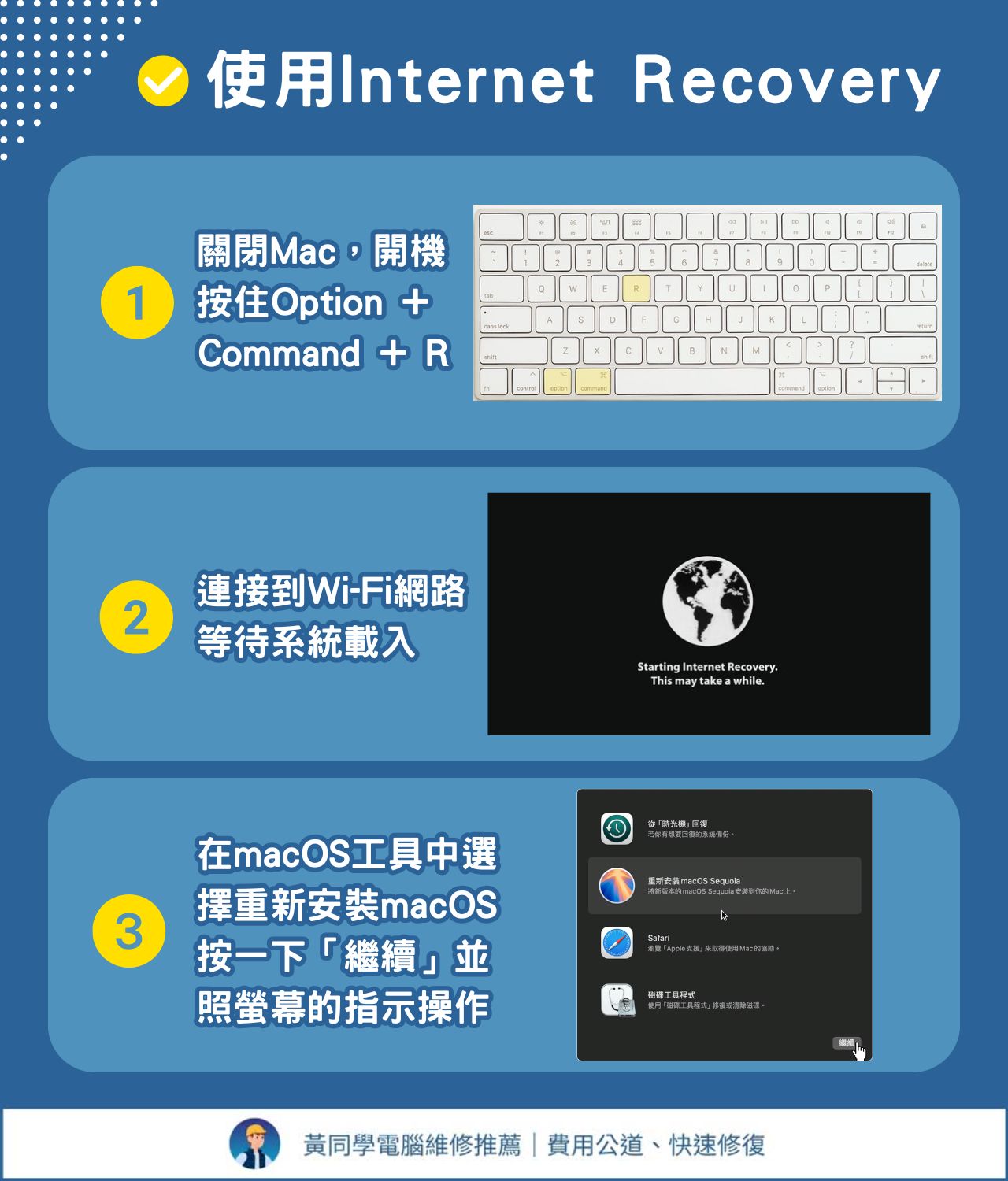 使用Internet Recovery
