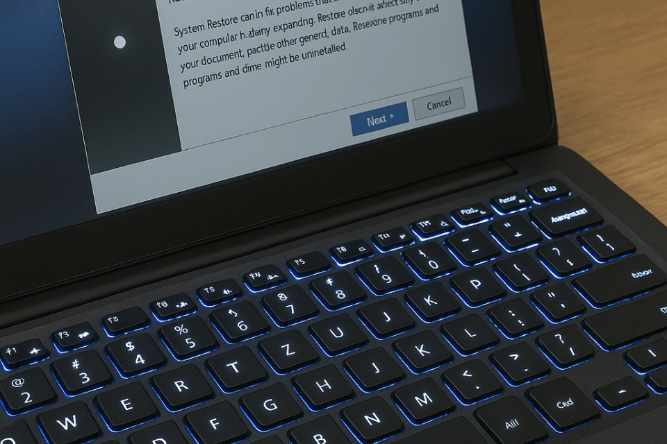 鍵盤燈亮但無法打字