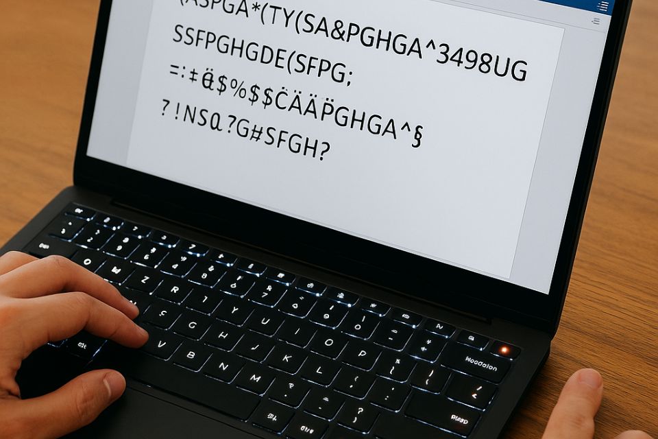 鍵盤輸入亂碼或異常